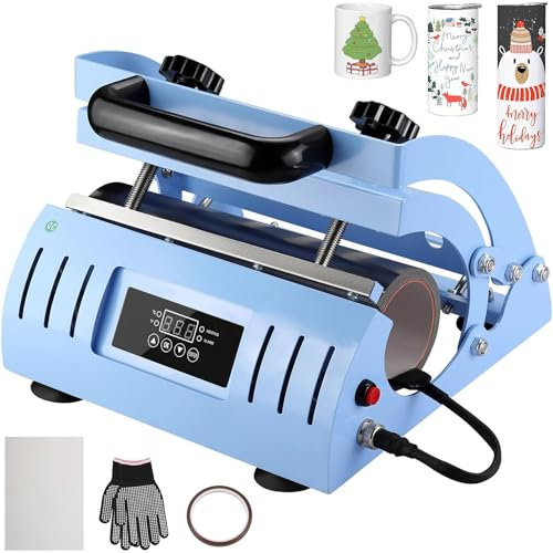 Tumbler Heat Press Machine for Dye Sublimation - 11-30oz with 4 Adjustable Memory Modes One Click Selection, Suitable for Tumbler 20 and 30 oz, A