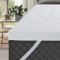 Autsel Matratze 200x200cm Topper Memory Foam Matratzen Topper 7,5cm Höhe Matratzentopper rutschfeste Unterseite für Matratzen und Boxspringbett Weiß