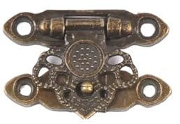 1 Stück Retro Messing Hardware Schloss dekorative Hardware Holzkiste Möbelschloss Schloss Holzkiste Schnalle C2264