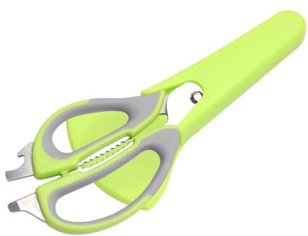 FUNNETOYU Ciseaux Cuisine Robustes en Acier Inoxydable, Multifonction, Détachables, avec Couvercle Magnétique, Ouvre-bouteille, pour Volaille