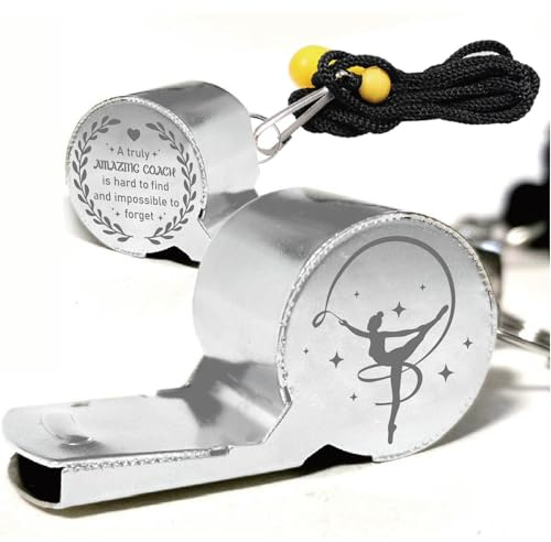 CREATCABIN Sporttrainer Pfeife Edelstahl Schiedsrichterpfeife Metall Laut Klar Notfallpfeifen Mit Umhängeband Für Lehrer Rettungsschwimmer Wandern Camping Tanzen Rennen Training Hunderückruf 5x2cm