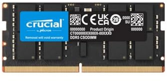 Crucial Mémoire RAM pour ordinateur portable NTB 32 Go 6400 MHz Ddr5 Csod?mm Ct32g64c52cs5