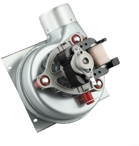 Gdfnmogo Motor de horno de calefacción para colgar en la pared de 35 W con carcasa de aluminio, montaje de ventilador de caracol para una ventilación estable y reemplazo de soplador de chimenea, color