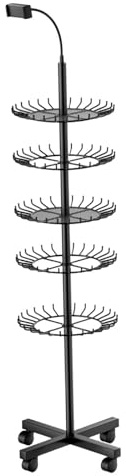perfeclan Support à tresser pour extensions de cheveux, avec roulettes, accessoire pour tresses et support pour téléphone, idéal pour les salons de coiffure et