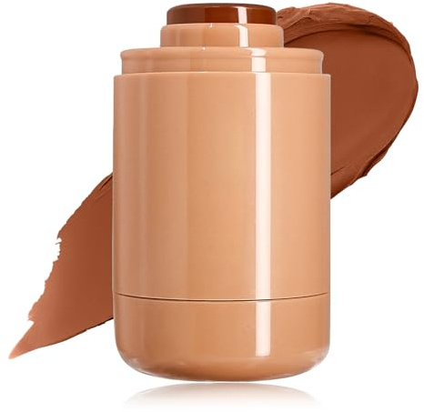 Stick de blush de poche, mat, lisse, couleur intense, crème pour joues et lèvres, finition naturelle et lumineuse, longue tenue, pour femmes et filles, 06 Tosated, 1 pièce