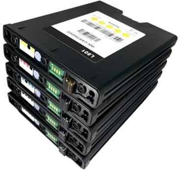 Compatibile con cartuccia d'inchiostro AFINIA L801 250ML con chip KKCMY Compatibile con set stampante L-801