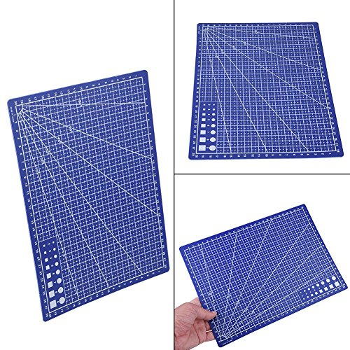 Stylebest A4 Skärmatta med Halkfri Yta och Bladbeständig Kärna för Tillverkning och Modelltillverkning Blå 300x220 Mm 1 Enhet