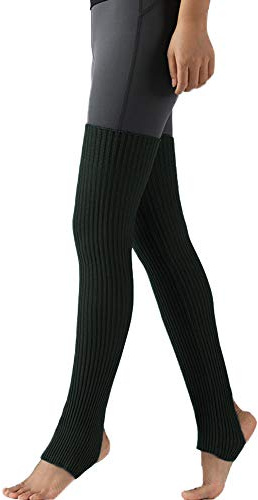 Nanxson Damen Stulpen Lang Winter Gestrickt Legwarmer Gerippt Beinwärmer | Beinstulpen Beinlinge,Frauen Strümpfe,Mädchen Strumpf,Winter Beinwärmer,für 80er Jahre,Party,Tanz,Sport,Yoga,Ballett