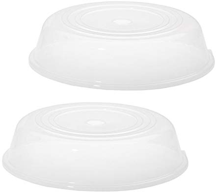 Westmark Copripiatti per Microonde, 2 Pezzi, Diametro: 25 cm, Plastica, Trasparente, 224522E3