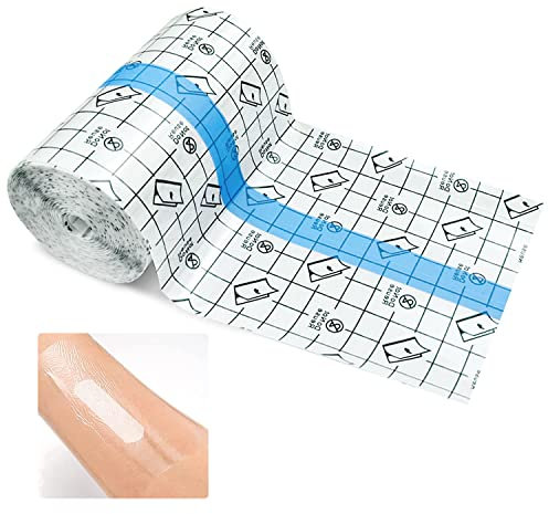 Pansements imperméables pour douche 10 x 10 m, film de tatouage transparent, protection hypoallergénique pour blessures et tatouage