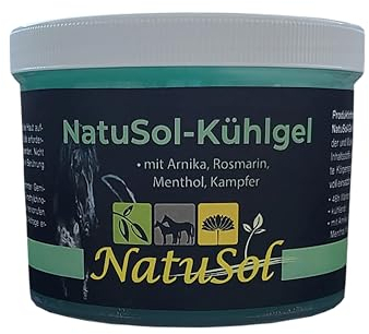 NatuSol Gel für Pferde - kühlend, mit Arnika, Rosmarin, Menthol & Kampfer