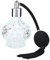 Cocoarm Bottiglia di profumo di cristallo vintage, 80 ml, in vetro retrò, con nebulizzatore di profumo ricaricabile, per profumi, oli essenziali