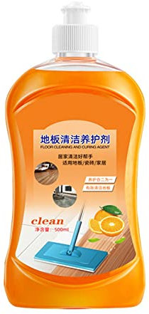 Floor Cleaner 500ml Strong Stain Removal Caring Brightening Fragrant Smell Tile Wood Floor Washing Fluid (Floor Cleaner)