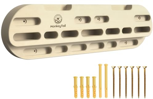MonkeyTail Climbing Board, Hangboard für Fingertraining, Grip Hangboard, Bouldering Equipment für alle Klettertrainer