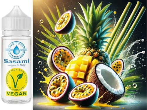 Exotic Paradise Punch - piña maracuyá coco hierba de limón aroma - Vegano - Sasami - 100ml