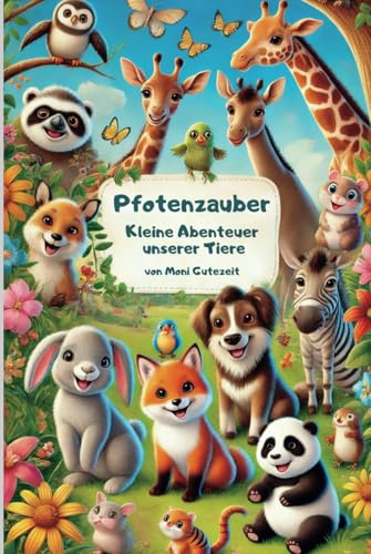 Pfotenzauber | Kleine Abenteuer unserer Tiere | Kurzgeschichten mit Bildern für Kinder | Einschlafgeschichten mit vielen schönen Bildern: von Moni Gutezeit