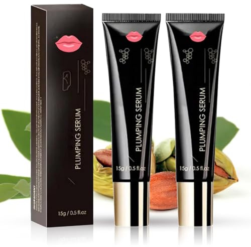 Plumpify Plumping Serum Oil, Plumpify Lip Boosting Serum, Lip Oil Plumper, Natural Lips Plumping Serums, Hydrating and Nourishing Lips Oils, Reduce Fine, Moisturizing and Non-Sticky (2pcs)