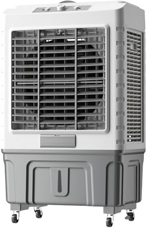 Ventilador de refrigeración con tanque de agua grande, 3 velocidades de viento, ventilador de torre silencioso y de bajo consumo para uso doméstico o comercial