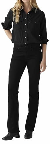 Levi's dam 315 Shaping Bootcut Jeans , Black and Black, 30W / 32L