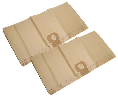 vhbw 10x Staubbeutel Ersatz für Thomas 450 | 787114, 787179 für Staubsauger - 40cm x 34cm braun