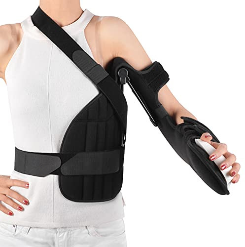 Schulterabduktionsorthese für gebrochene Arme ​Subluxation Verstauchung Verstellbare Weiche Gepolsterte Schultergurt für Gebrochene Handgelenk Schulter Immobilize Fit Armschlinge