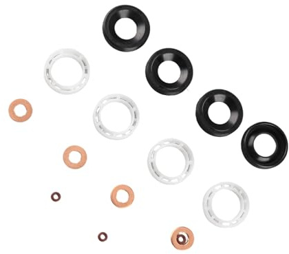O-Ring-Dichtungssatz für Dieseleinspritzdüsen, Dichtungsscheibe O-Ring Dieseleinspritzdüse 1314368 Ersatz Ersatz Passend für C2 C3 C4