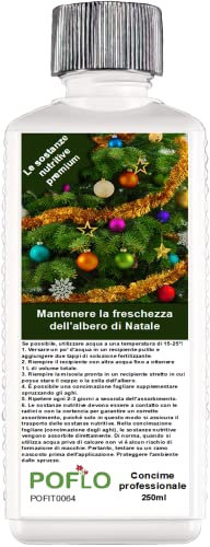 POFLO Mantenere la freschezza dell'albero di Natale - Refresh albero di Natale per abete nordico, abete rosso, abete nobile, abete blu o abete del Colorado - Albero di Natale (250 ml)