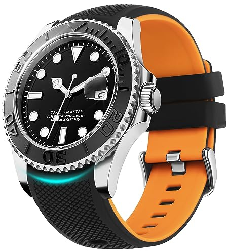 Fullmosa Silikon Uhrenarmband 22mm für Runde Armbanduhren
