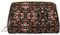 KOOLR Japón Fancy Koi - Bolsa de maquillaje con estampado de peces de carpa, bolsa de cosméticos de cuero, organizador de viaje, bolsa de aseo para mujeres y niñas, Blanco, Talla única
