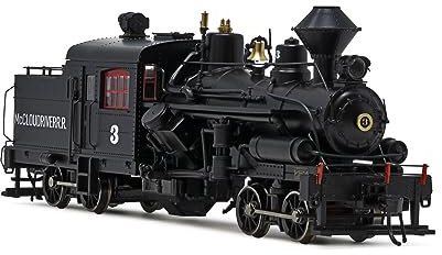 Rivarossi Heisler Locomotiva a vapore McCloud River Railroad #3 Modello a 2 camion HO Scala DCC Ready Modello analogico Treno HR2946