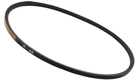 Kozelo K-26 Power Drive V-Belt - [26 Inch Pitch Girth] Fan Rubber Wrapped Industrial Belt for Transmission Use, 8mm Width, 6mm Height