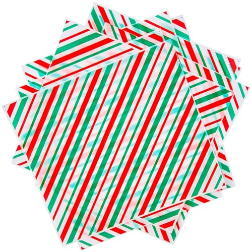 Papier D'emballage Alimentaire Noël - 100 Pcs Anti Graisse pour Burger, Bonbons, Sandwich, Frites - Papier Cadeau