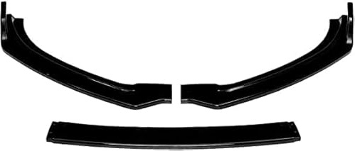 Frontal Alerón Spoiler Labio para Audi A6 S6 S-Line C7.5 2016-2018,Parachoques Delantero Labio Divisor Difusor Kit Carrocería