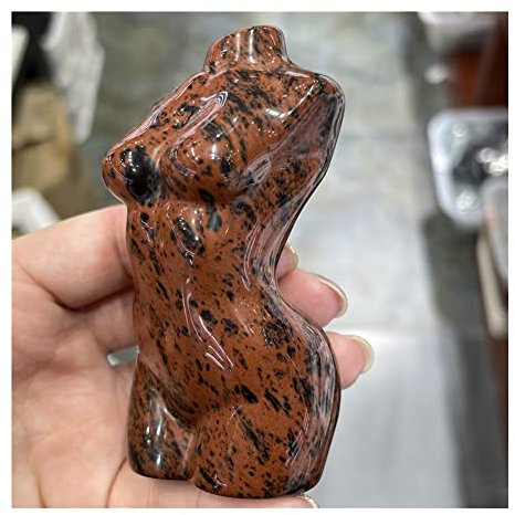 RVBLRDSE Modello femminile naturale Statua lucidata a mano in piedi Decorazione for la casaPietre Crystal Specimen