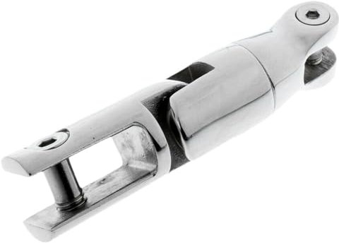 WELLDOER 6–8 mm Bootsanker, Kettengelenkverbinder, Edelstahl, Bootsanker, Kettengelenkverbinder, Marine-Hardware, rostfreie Bootsanker, Drehgelenkverbinder