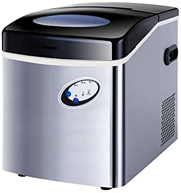 Macchina Per Cubetti Di Ghiaccio Piccola Macchina Per Il Ghiaccio Commerciale Da Tavolo, 30 Kg/24 Ore, Serbatoio Dell'Acqua Da 2,2 Litri, 8-12 Minuti Di Produzione Rapida Del Ghiaccio