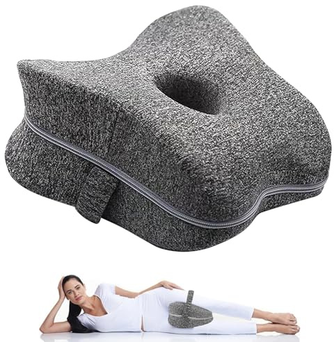 Kniekissen für Seitenschläfer - Orthopädisches Kissen für Beine, Orthopädisches Kniekissen Leg Pillow, Memory Foam Beinkissen Ergonomisches Seitenschläferkissen, Von Entlastung Knie-Schmerzen (A)