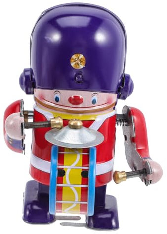 VICASKY Vintage Aufziehspielzeug Soldat Bunte Blechfigur Lustiges Uhrwerkspielzeug Geschenk Junge Mädchen Dekoration Iron Soldier Wind-up Toy Spaß Geburtstagsgeschenk