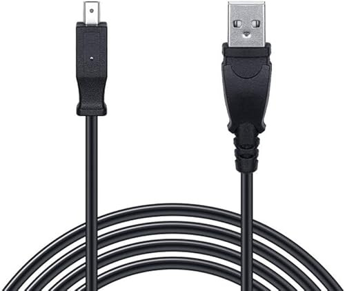 AlyKets USB U-8 (U8) Cable de La Cámara de Transferencia de Datos Cable Cargador para Kodak M320 M340 M341 M380 M381 M420 M530 C140 C180 C190 C310 C315 C330 C340 C350 C360 C433 C503 C513 V1003 V1073