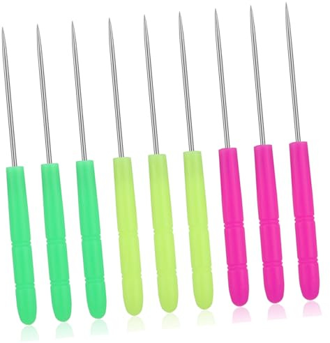 OSALADI 50pezzi Strumento Ago da Tracciatura per Cucito Strumento per Carta da Quilling Fessura Ago da Punteruolo Dispositivo per Punti di Quilling Colore Misto