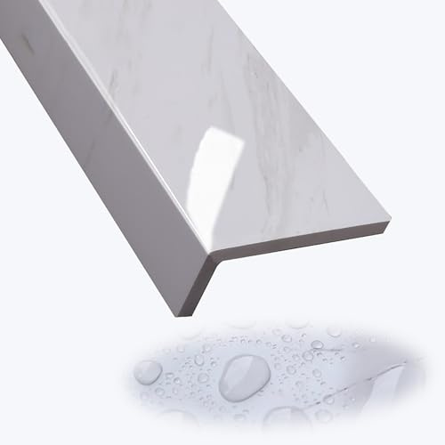 Waterproof Window Sill Cover Replacement Decorative Edging Capping Protector for 27-35 Inch Window Sills Perfect for Home Remodeling & Renovation (60×14Cm/23.6×5.5In)