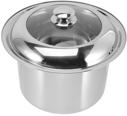 LOLIPPYY Urinoir Acier Inoxydable avec Couvercle Pot de Chambre Portable pour Personnes Âgées et Garçon Fille et Facile à Nettoyer Usage Domestique et Voiture