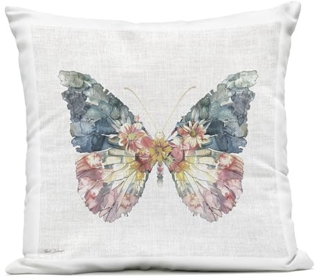 Stupell Industries Floral Flight Butterfly Wings Outdoor Printed Pillow, design by Nicole DeCamp