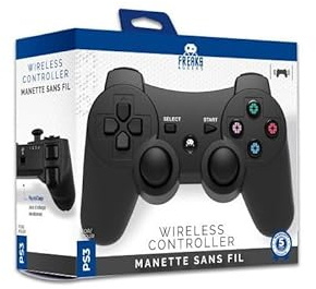 Born To Vape presente Manette PS3 Sans Fil + C�ble de recharge de 1M-Noir et son sticker BTV exclusif collectionnable