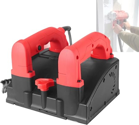 Handheld Electric Wall Planer, Dust-Free Wall Planing Machine, 1000-4000r/min, Suitable for Home Renovation and Construction Preparation