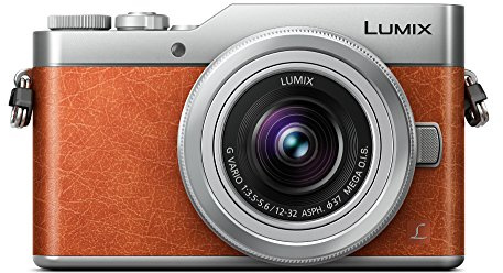 Systemkamera Panasonic LUMIX DC-GX800KEGS (16 MP, 4K 30p Video, Hybrid-Kontrast-AF) mit MFT Objektiv LUMIX G Vario 12-32mm, orange
