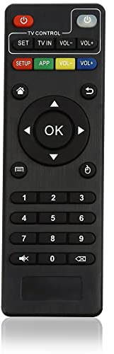 Telecomando di ricambio 3 in 1 per Android Box x96 Mini – compatibile con MXQ PRO H96+ M9X X96 M8 – Nero