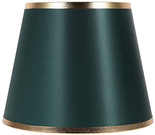 Runder Lampenschirm aus Gewebe als Ersatz für Tischleuchten | Einfaches Modernes Design, Fein Gearbeitete Ausführung, Passend für Wohnzimmer und Schlafzimmer
