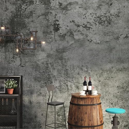 FunStick 60CM×5M Möbelfolie Grau Betonoptik Folie für Möbel Küche Schrankfolie Graue Klebefolie Betonoptik Möbel Schlafzimmer Küchenarbeitsplatte Folie Grau Wandtapete Wohnzimmer Industrial Dekofolie
