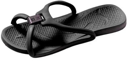 SRTUMEY Sandali pieghevoli ultra leggeri per donna e uomo - Ciabatte da viaggio antiscivolo - Scarpe da doccia per hotel, piscina, bagno, spiaggia, Nero , 42.5 EU